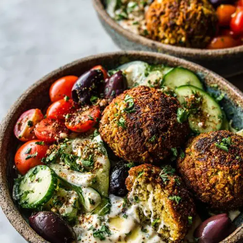 Mediterranean Falafel Bowls