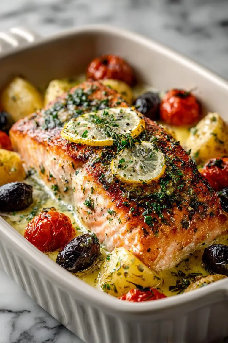 Mediterranean Salmon Bake Recipe