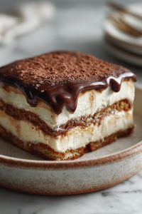 No-Bake Chocolate Eclair Cake