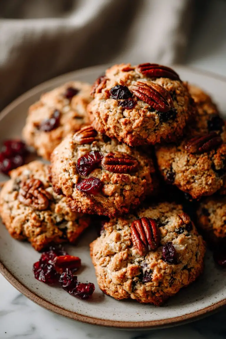 Oatmeal Cranberry Pecan Cookies