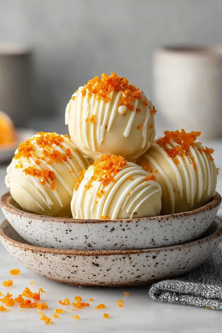 Orange Creamsicle Truffles