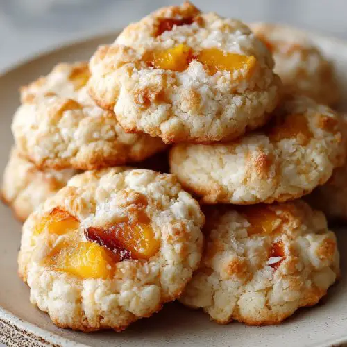 Peach Shortcake Cookies