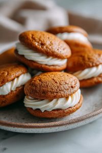 Peaches and Cream Whoopie Pies