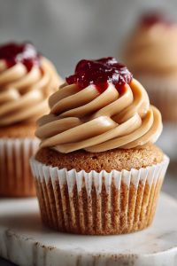 Peanut Butter & Jelly Cupcakes