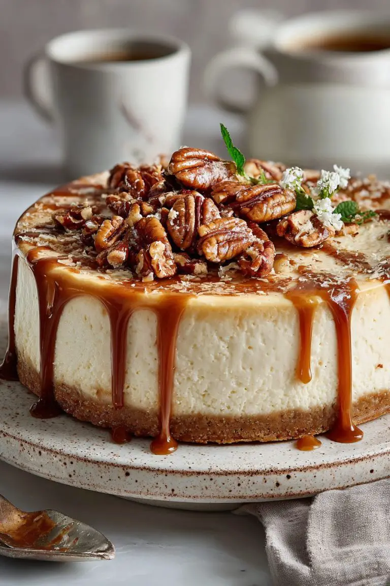 Pecan Praline Cheesecake Recipe