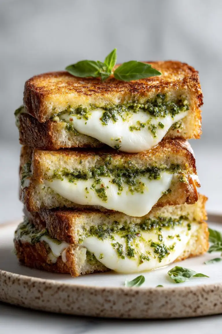 Pesto Grilled Cheese Sandwiches