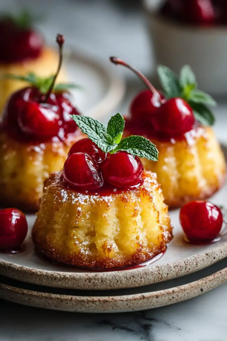 Pineapple Upside-Down Cake Bites