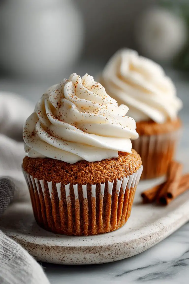 Pumpkin Cupcakes with Cream Cheese Frosting