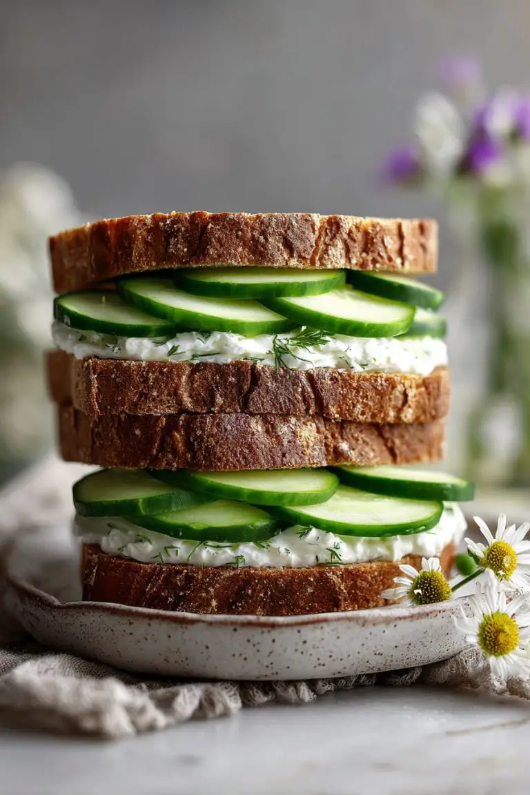 Quick Cucumber Sandwiches