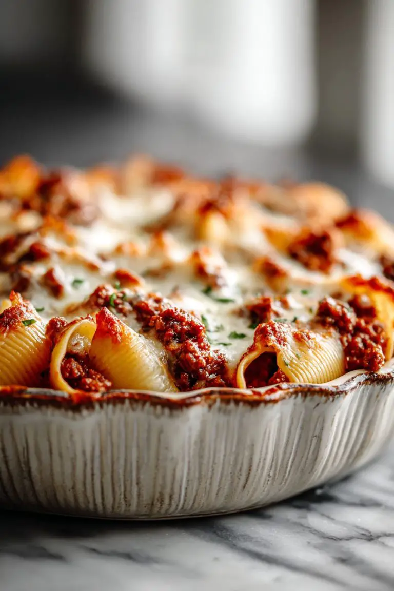 Quick Hearty Beef Pasta Shells