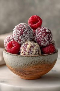 Raspberry Bliss Balls Recipe