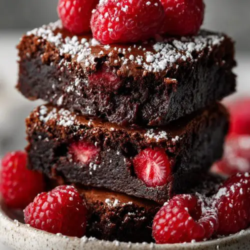 Rich Raspberry Brownies