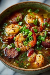 Sausage and Shrimp Gumbo Delight