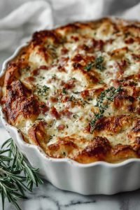 Savory Ham and Cheese Casserole Recipe