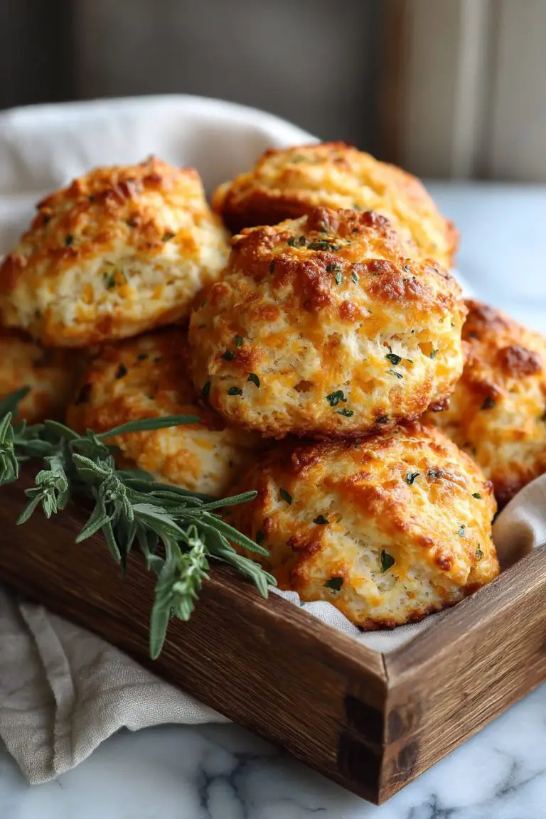 Savory Sausage Cheddar Biscuits
