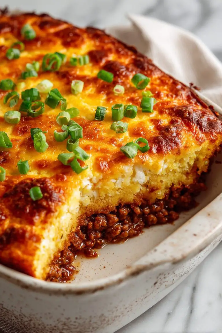 Sloppy Joe Cornbread Casserole Recipe