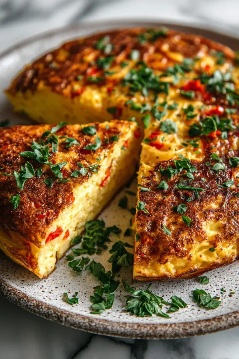 Spaghetti Frittata Delight