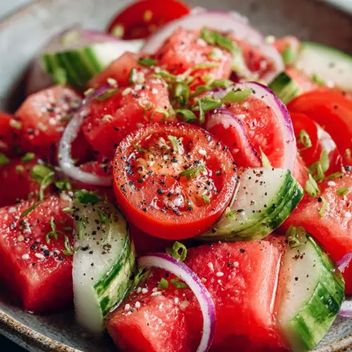 Tomato Watermelon Salad Recipe