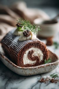 Yule Log Sheet Cake Recipe