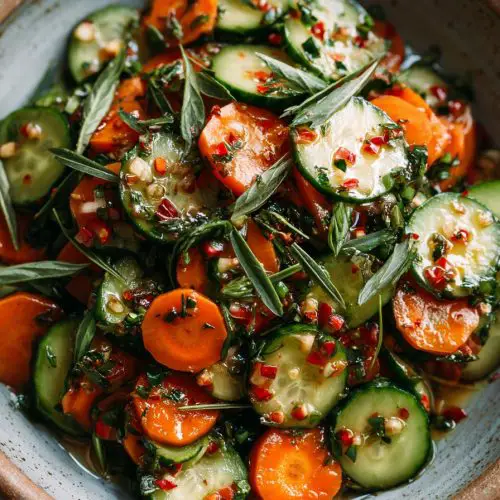 Zesty Cucumber Carrot Salad