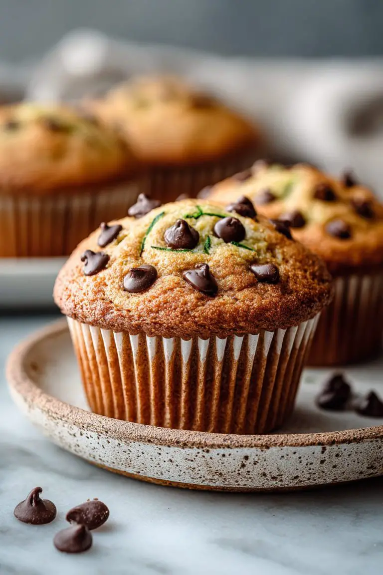 Zucchini Chocolate Chip Muffins