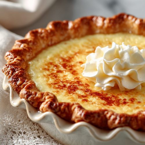 Amish Sugar Cream Pie Recipe