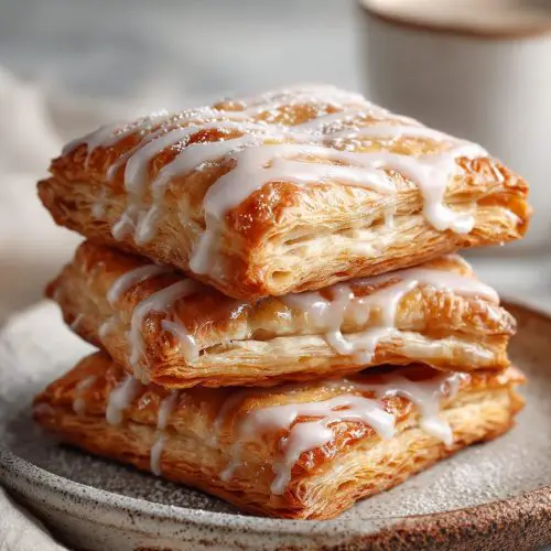 Apple Glazed Pastry Slices
