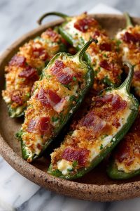 Bacon-Stuffed Jalapeño Poppers