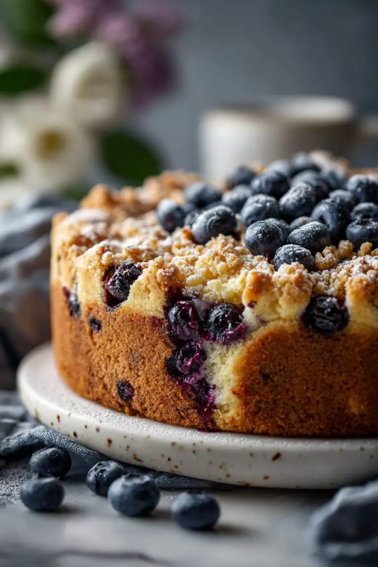 Blueberry Buckle Coffee Cake Recipe