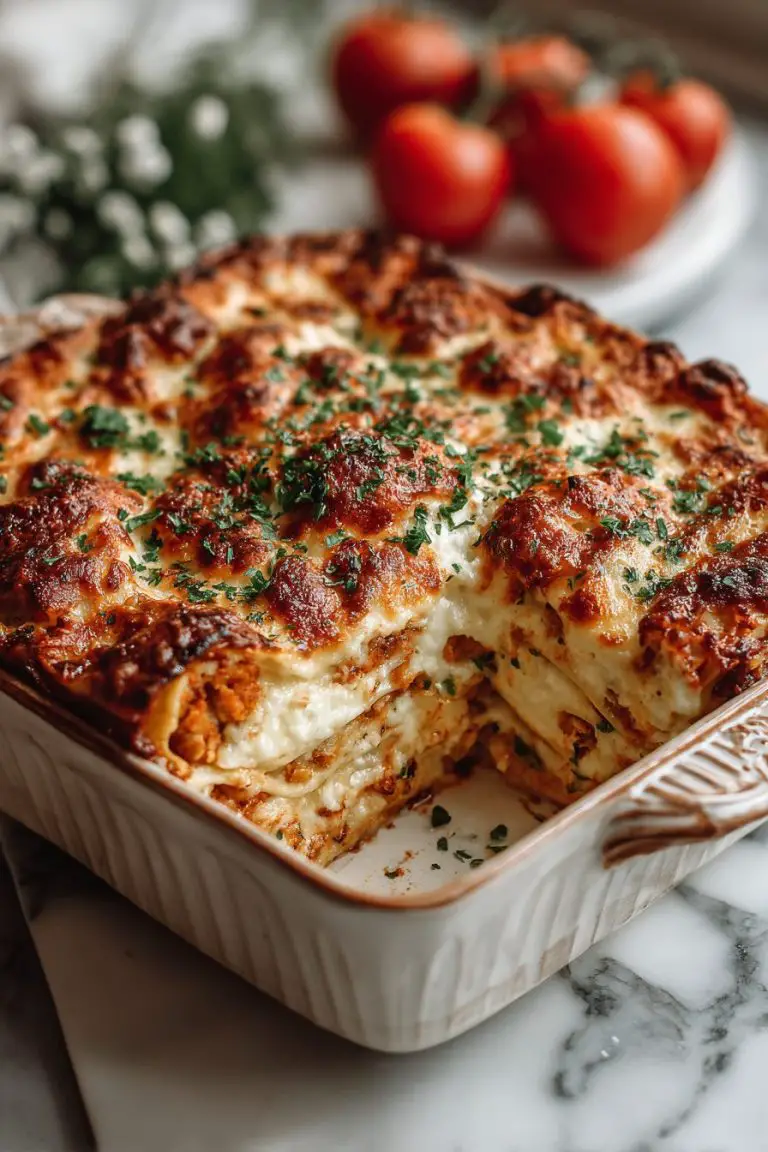Cajun Chicken Lasagna Delight