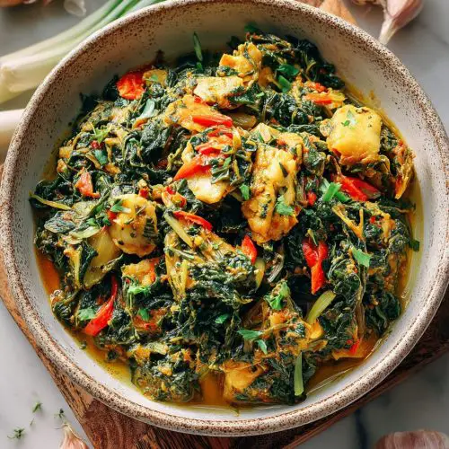 Callaloo and Saltfish Delight