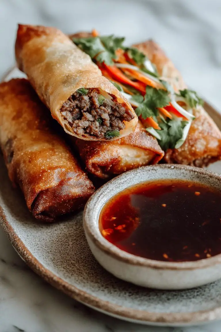 Cheeseburger Spring Rolls Recipe