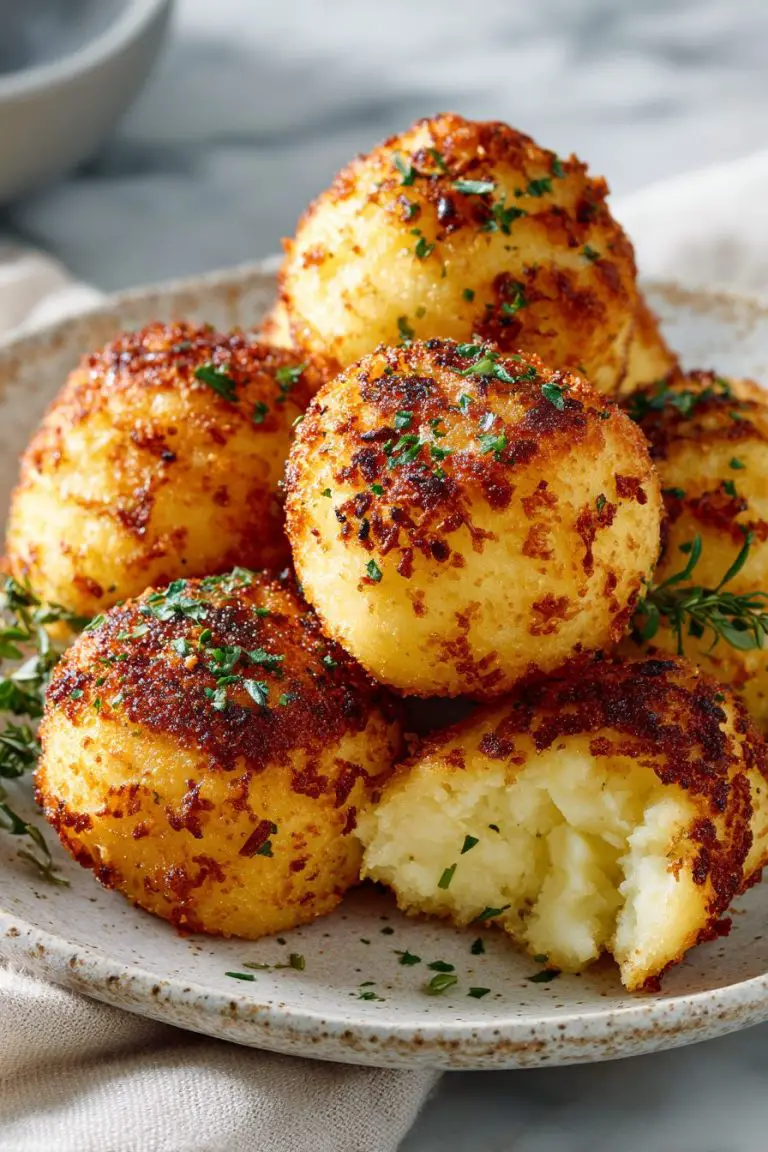 Cheesy Air Fryer Mashed Potato Balls