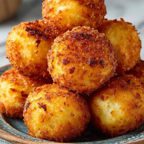 Cheesy Air Fryer Mashed Potato Balls