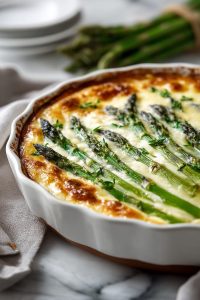 Cheesy Asparagus Casserole Delight