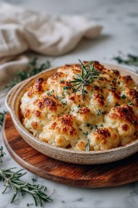 Cheesy Baked Cauliflower Delight