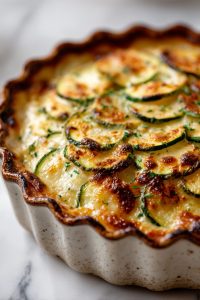 Cheesy Scalloped Zucchini Recipe