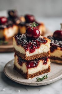 Cherry Cheesecake Bars Recipe