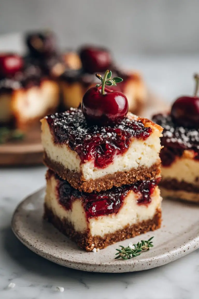 Cherry Cheesecake Bars Recipe
