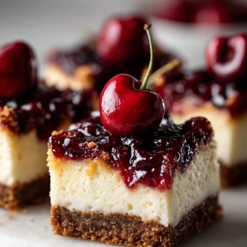 Cherry Cheesecake Bars Recipe