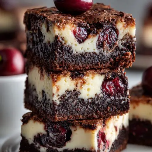 Cherry Cheesecake Brownies