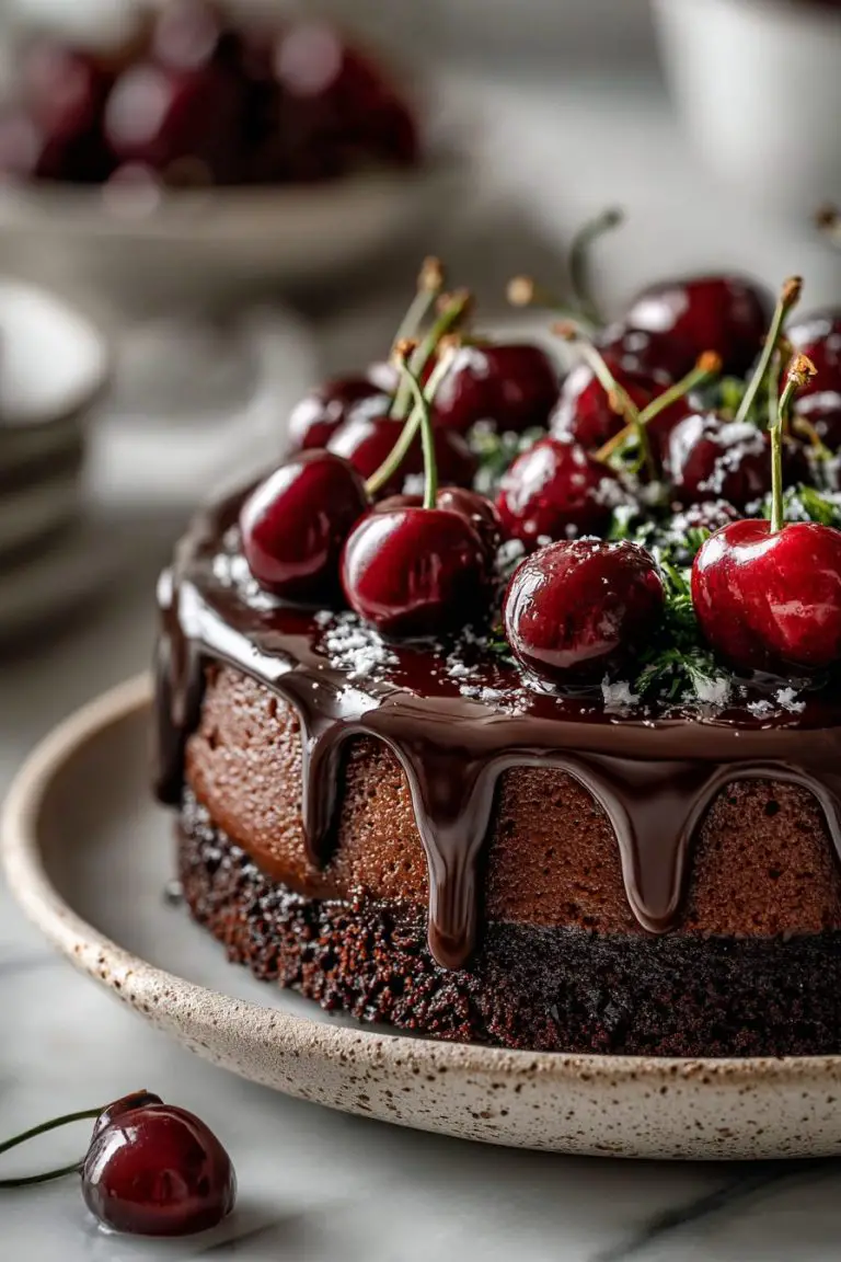 Cherry Chocolate Cake Bliss