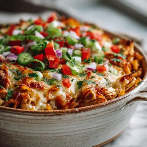 Chicken Fajita Noodle Casserole