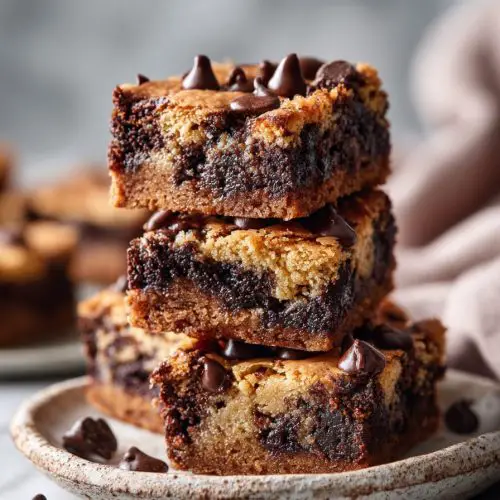 Chocolate Chip Cookie Dough Brownies