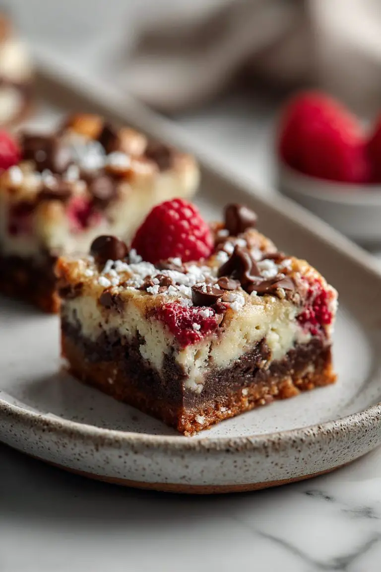 Chocolate Raspberry Magic Bars