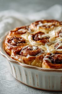 Cinnamon Roll Casserole Delight