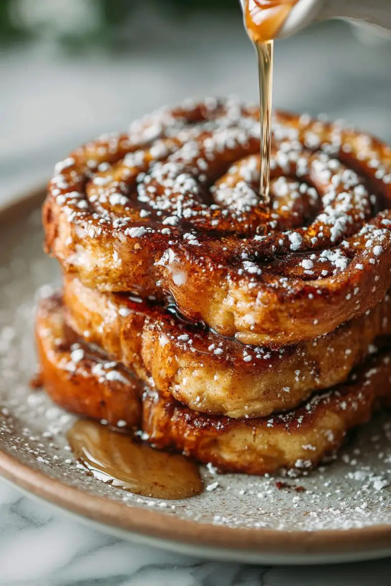 Cinnamon Roll French Toast Delight