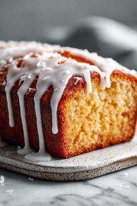 Coconut Bread with Glaze Recipe