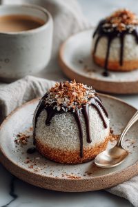 Coconut Chocolate Dome Delight