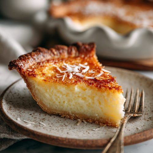 Coconut Custard Pie Delight